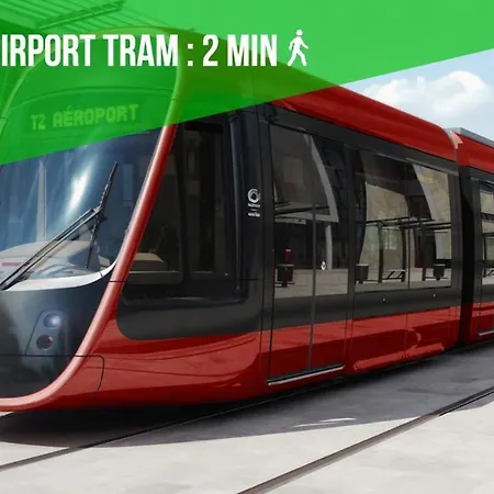2 - Hyper Centre - Air-conditioned - Terrace - Quiet - Tramway - Equipped Kitchen - Wifi شقة *